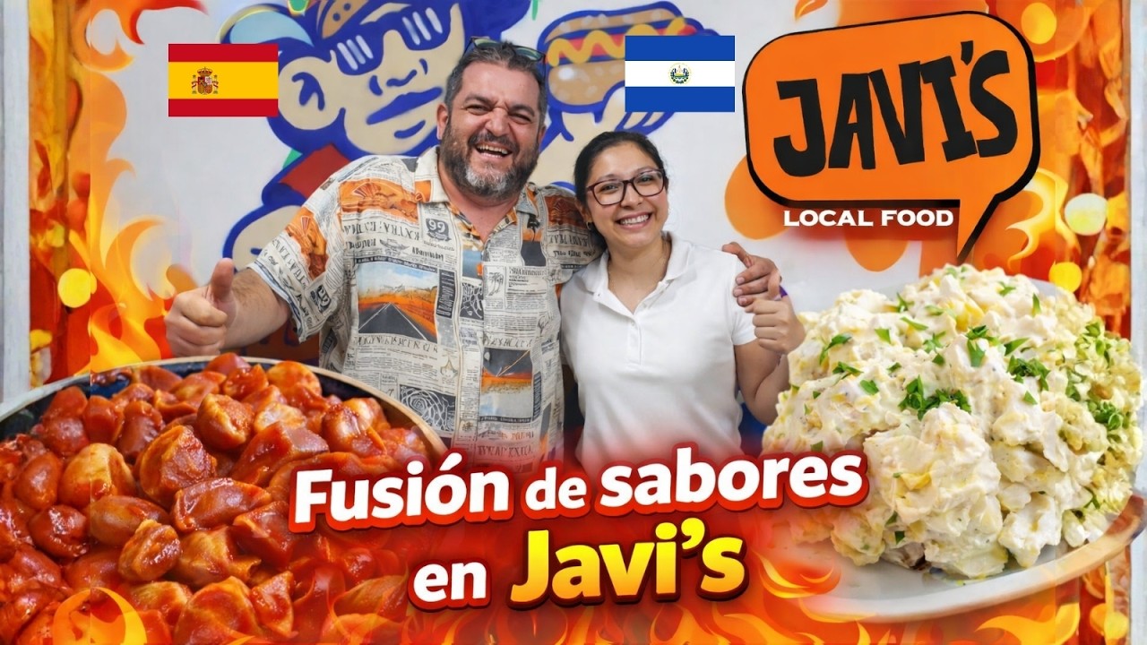El Pirata compartiendo Recetas Españolas en Javi's  en Santa Ana🇸🇻🇪🇦🏴‍☠️
