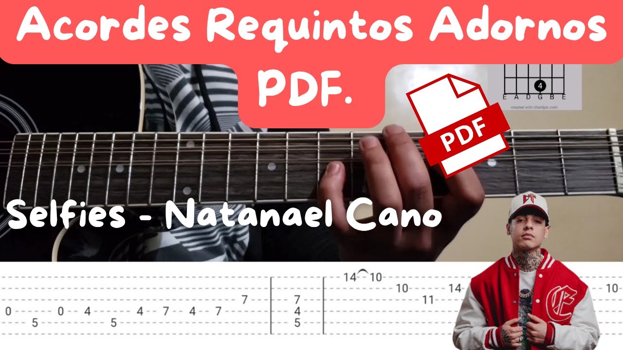 Selfies - Natanael Cano + Adornos + Requinto + Acordes | TUTORIAL DE GUITARRA