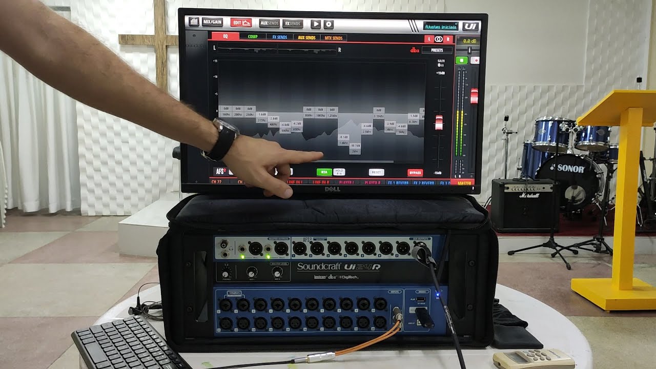 Análise RTA fácil na soundcraft ui24r - Passo a passo