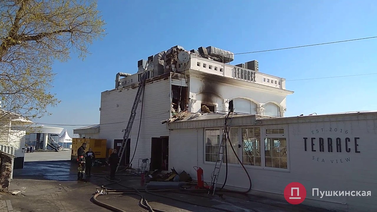 В ресторане &laquo;Terrace. Sea view&raquo; в Одессе произошел пожар