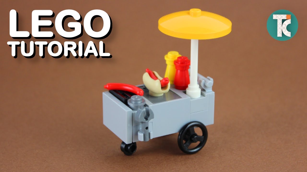 LEGO Hotdog Cart (Tutorial)