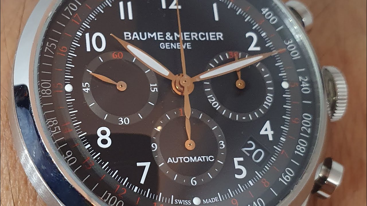 RELOJ BAUME MERCIER CAPELAND MODELO 65716 , NO. De Máquina BM141020 , 25 joyas.