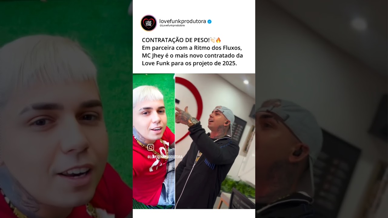 MC Jhey Novo Contratado da love funk, Pr&eacute;via de M&uacute;sica Nova 2025