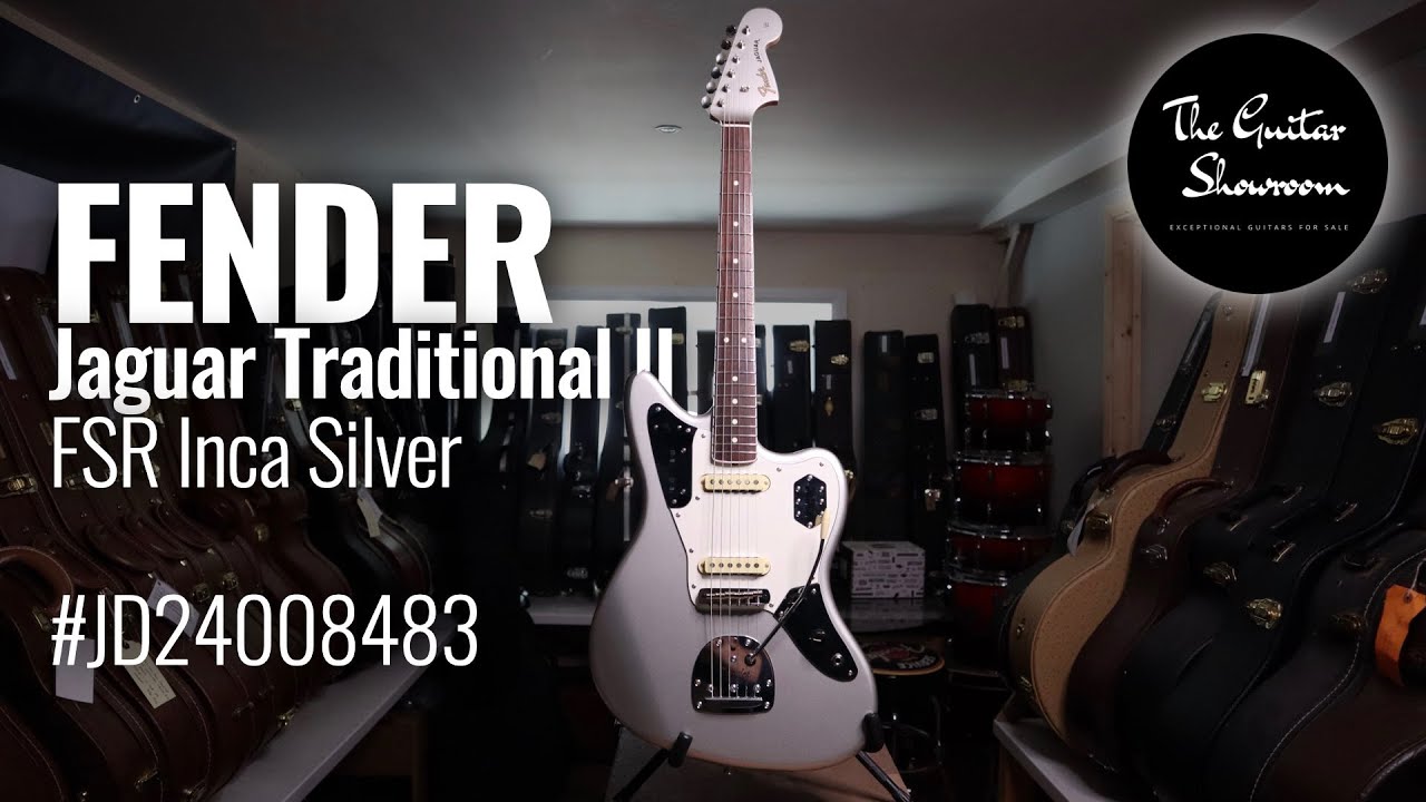 Fender Jaguar Traditional II FSR Inca Silver &rsquo;65 - The Guitar Showroom UK