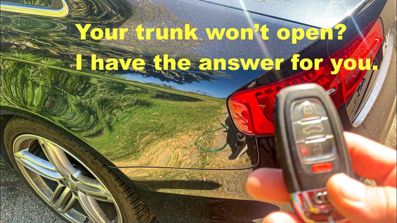 Fix your Audi A4 S4 trunk latch in 30 minutes - |Speed Prophets|