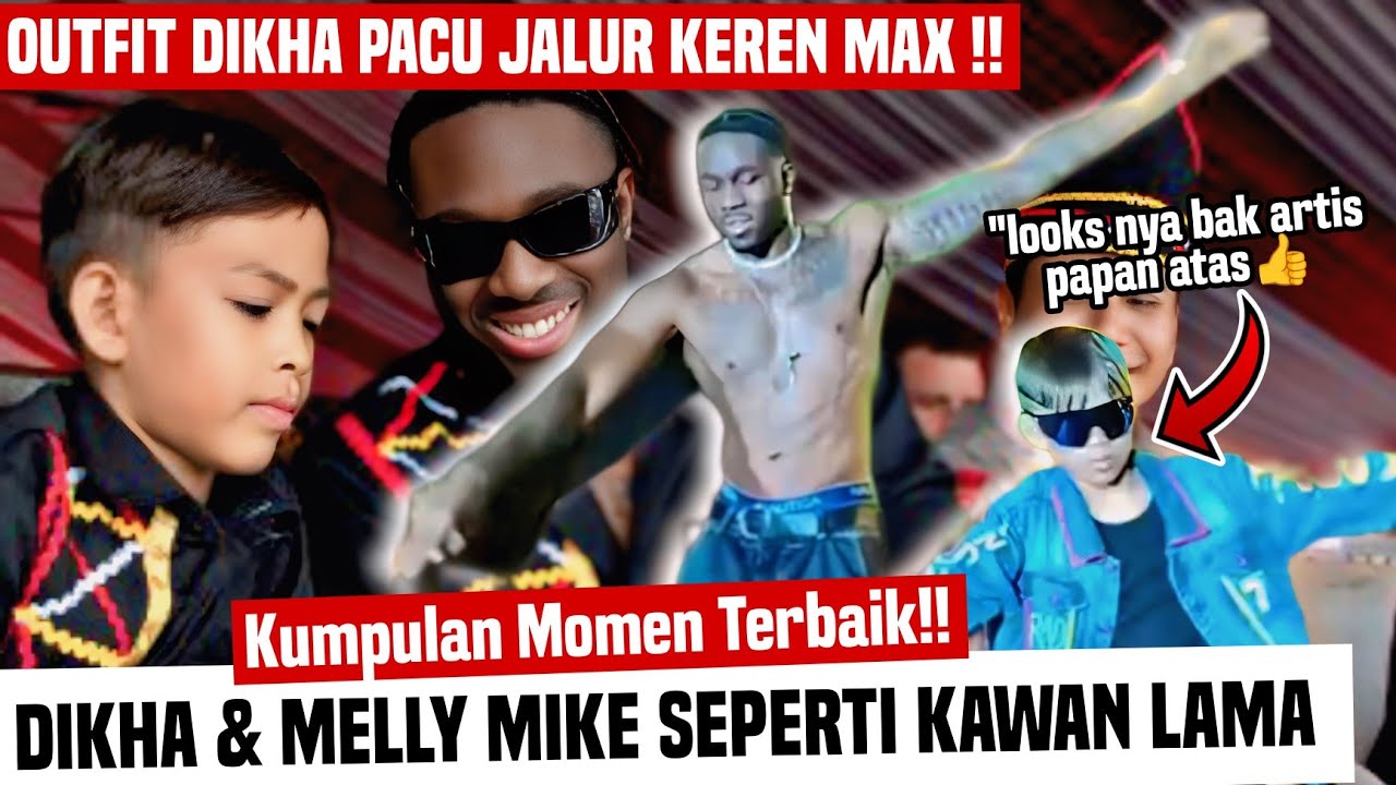 KEREN!! MOMEN TERBAIK DIKHA PACU JALUR & RAPPER MELLY MIKE DI FESTIVAL PACU JALUR 2025 KUANSING RIAU