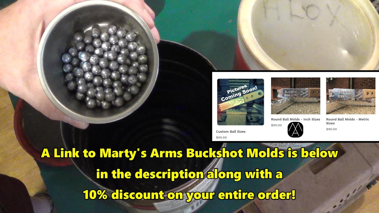 Lee Alox & Graphite treated buckshot! How to: