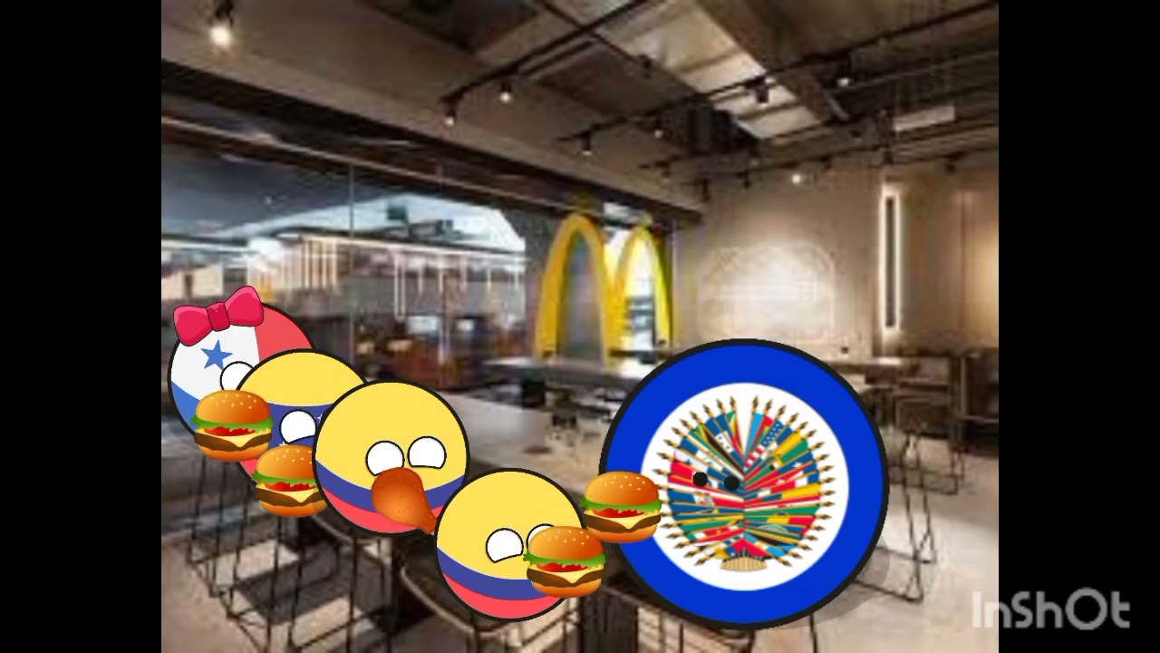 Colombia Ecuador Venezuela y Panamá se portan bien en el McDonalds y no son castigados