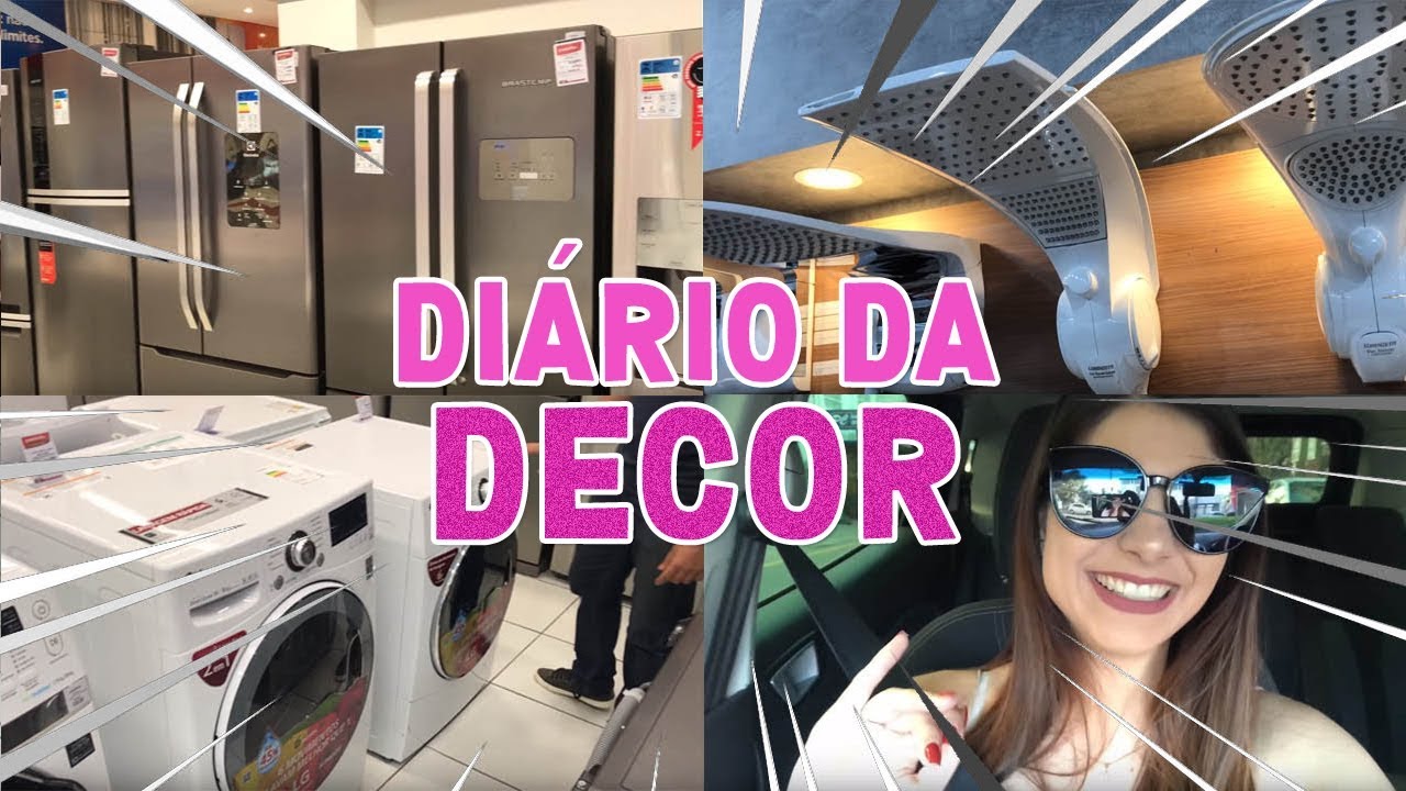 #Di&aacute;rioDaDecor - COMPRANDO GELADEIRA E M&Aacute;QUINA DE LAVAR - Thamy&ecirc; Baseggio