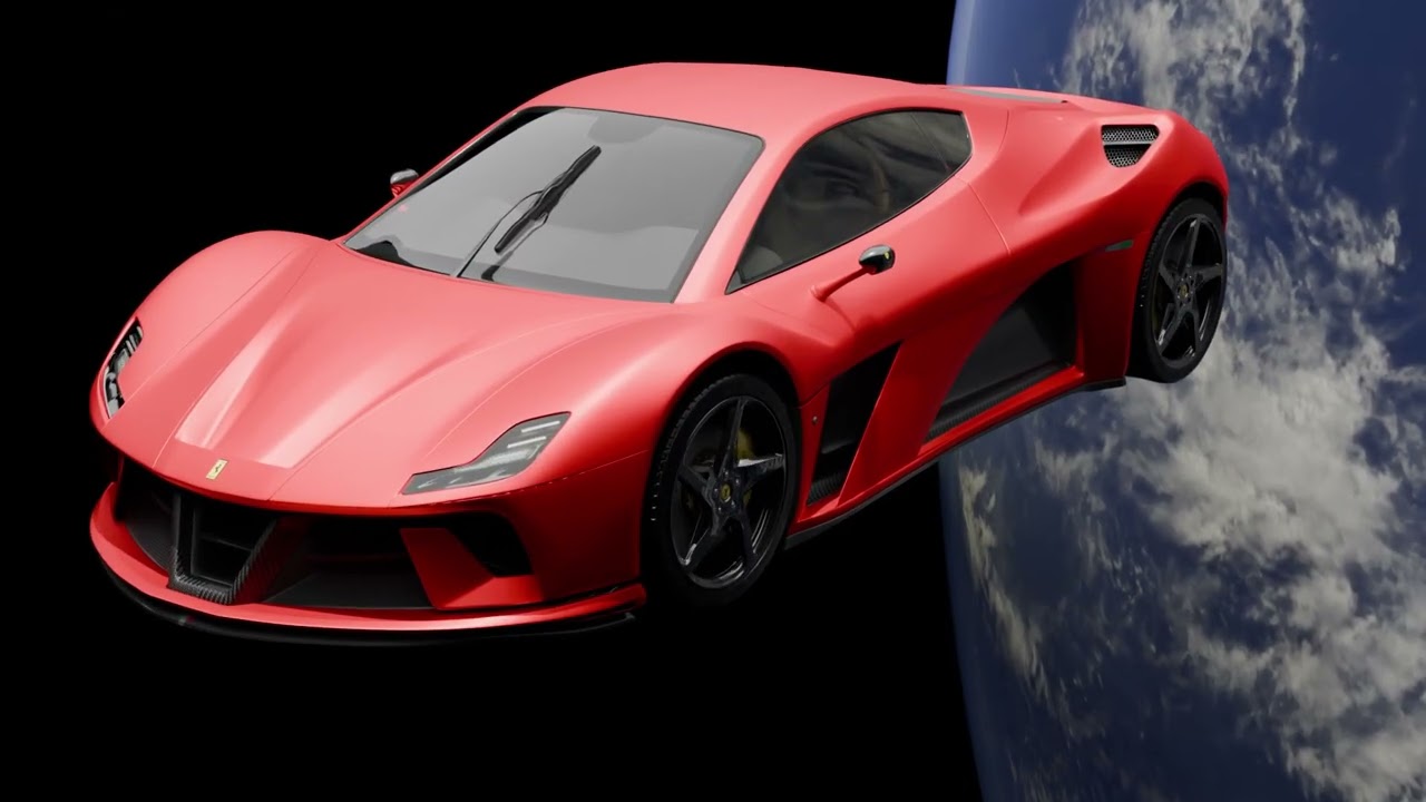 Ferrari edit in blender