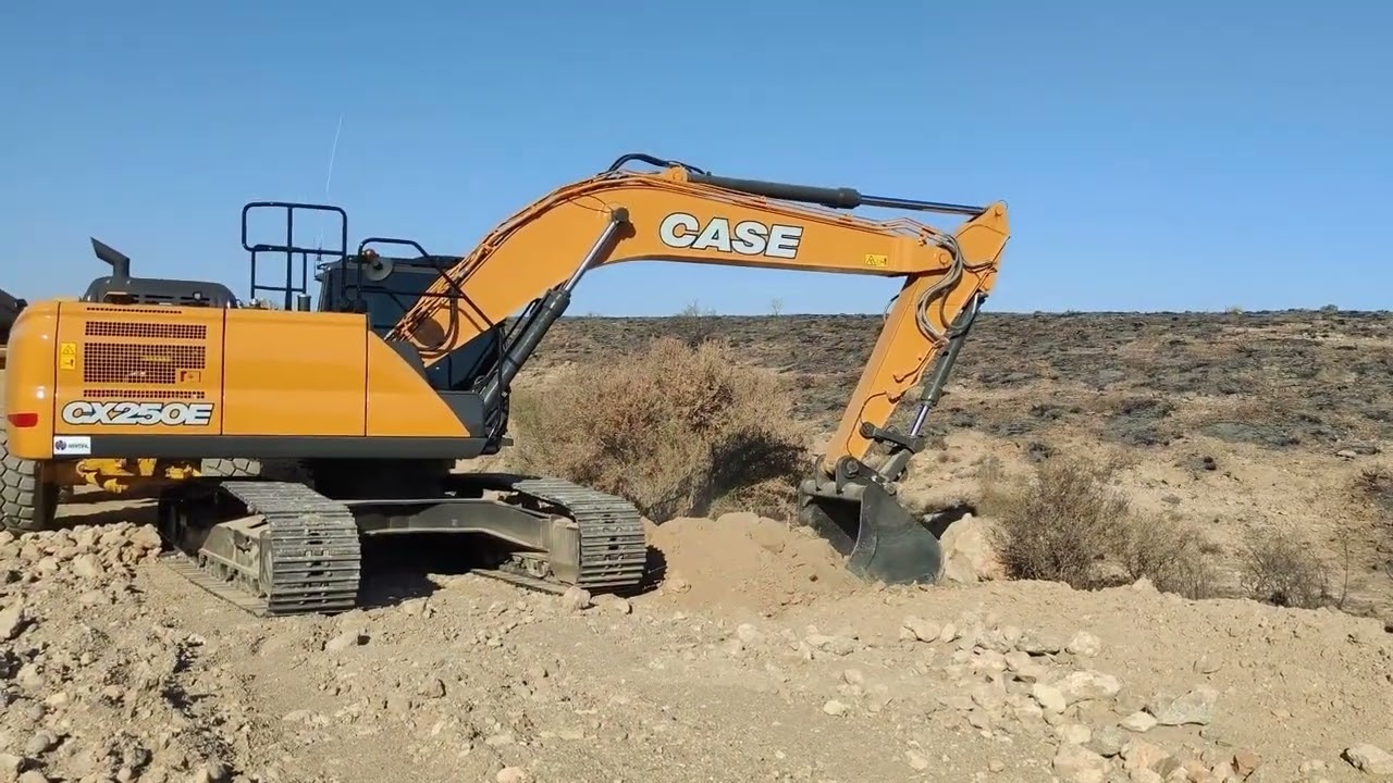 Entrega y puesta en marcha de la Case CX250E