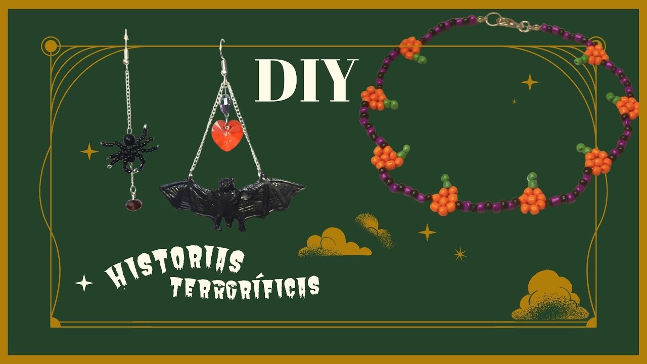 DIY ACCESORIOS de Halloween 2023 mientras te cuento HISTORIAS de TERROR