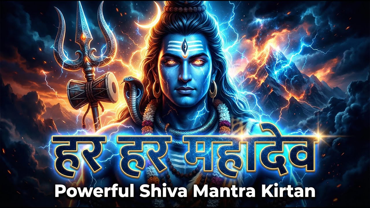 हर हर महादेव | Powerful Shiva Mantra Kirtan | Shiva Mantra Kirtan | शांति और शक्ति | भक्ति कीर्तन