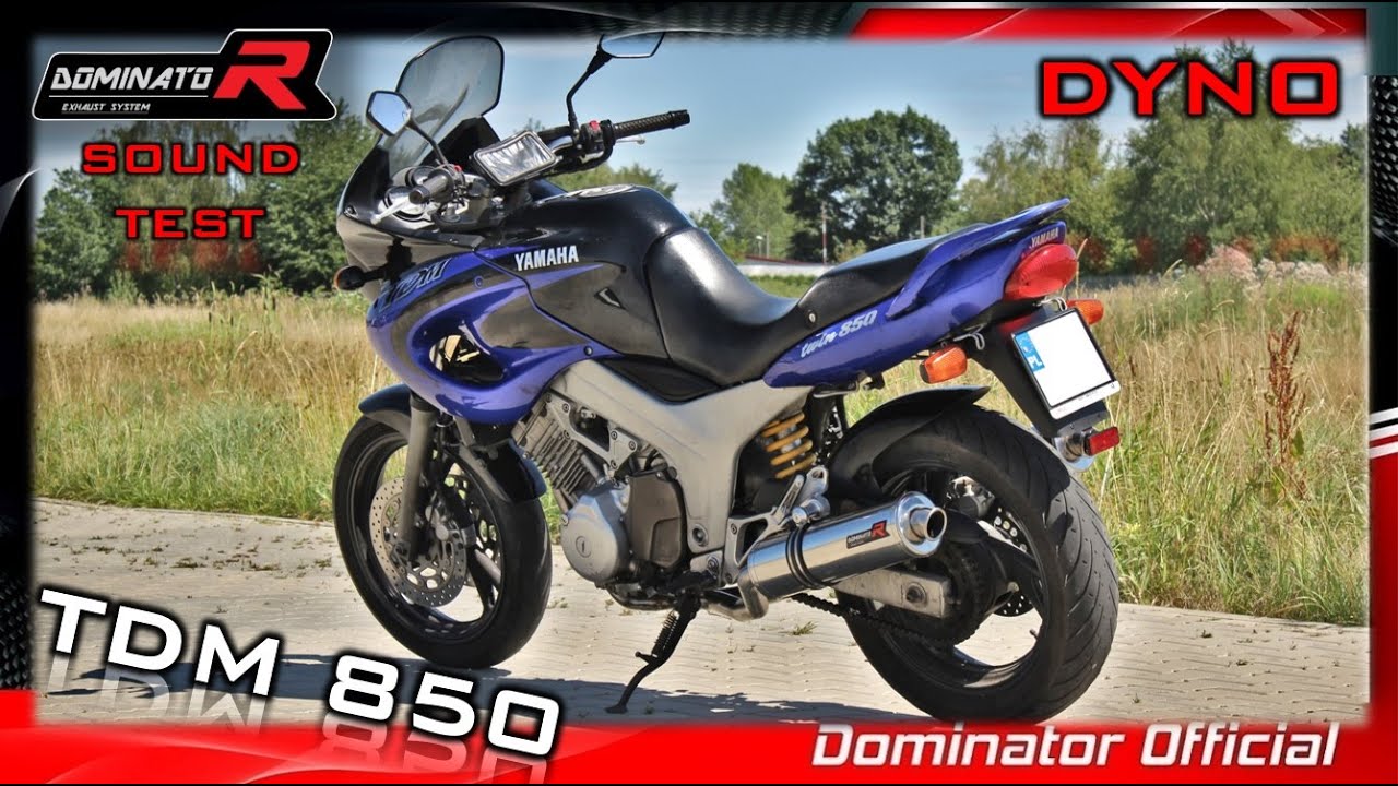 Yamaha TDM 850 💥 Dominator Exhaust 🔥 Dyno 🔊 Pure Sound 🎧 HQ Sound ⚡Exhaust Compilation