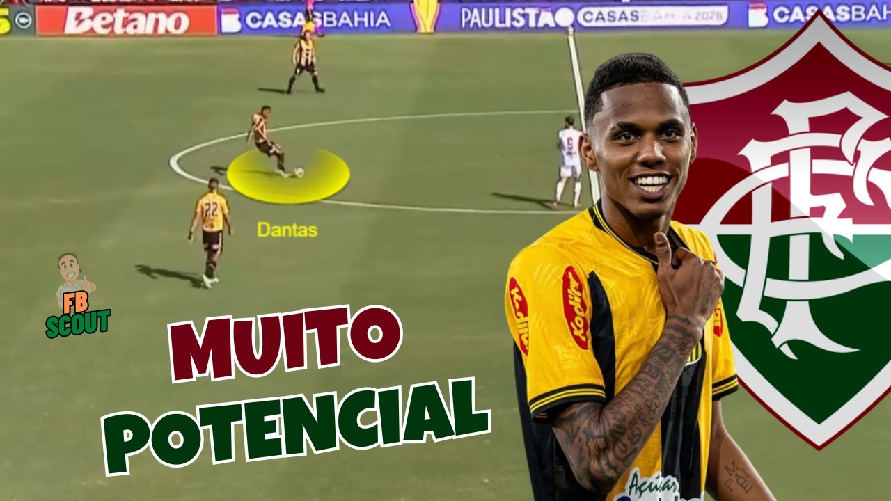 DANTAS &Eacute; UM ZAGUEIRO QUE PODE AJUDAR DEMAIS O FLUMINENSE: VEJA COMO JOGA O JOVEM DE 21 ANOS