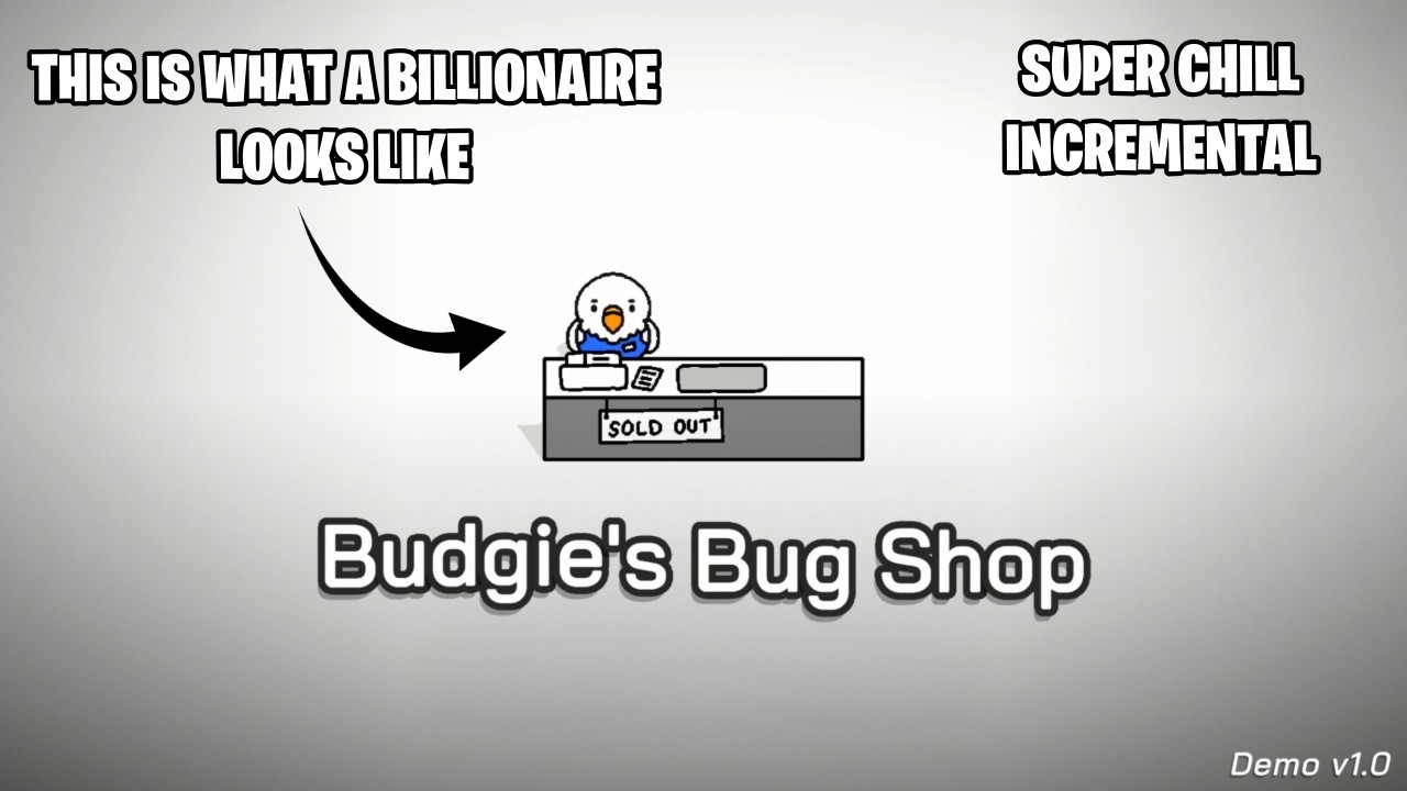Зарабатывайте МИЛЛИОНЫ на багах в этой инкрементальной демоверсии Budgie's Bug Shop.
