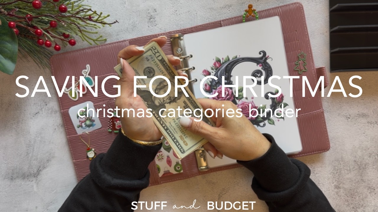 Saving for Christmas and Stuffing my Christmas Categories Binder