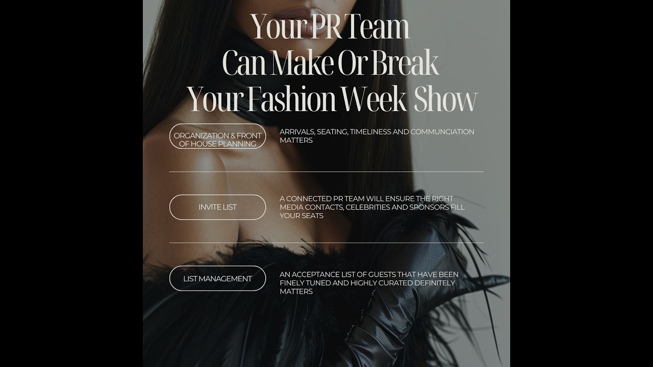 Seating & Guest Lists : Just Part of What PR Teams Do at NYFW | Let’s Break It Down #FashionWeek #PR