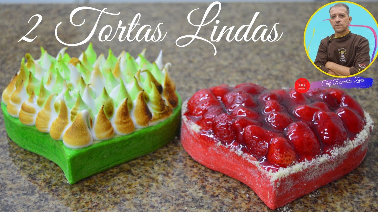 TORTA DE MORANGO - TORTA DE LIMÃO - TORTAS PROFISSIONAIS