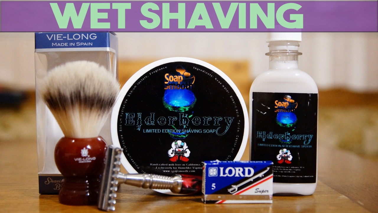 85.Elderberry Soap Smooth, Vie-Long Silvertip 15310, лезвия Lord Super Stainless Egypt, Muehle R41.
