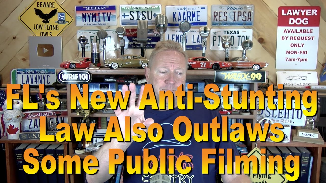 FL's New Anti-Stunting Law Also Outlaws Some Public Filming
