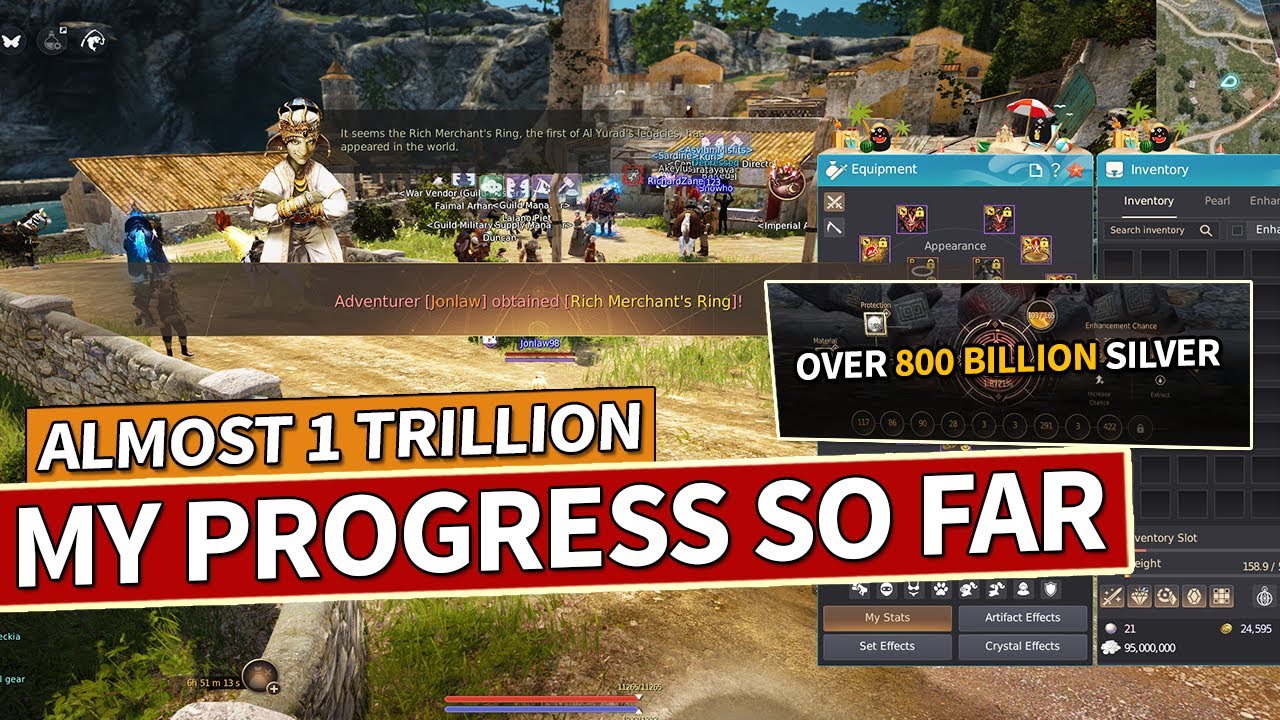 I Spent Over 800 Billion Silver on this so far | Black Desert