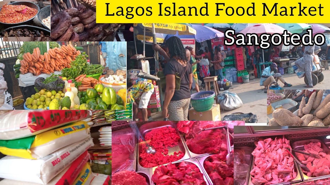Sangotedo Food Market Ajah || Current Price Of Foodstuffs On The Island Lagos