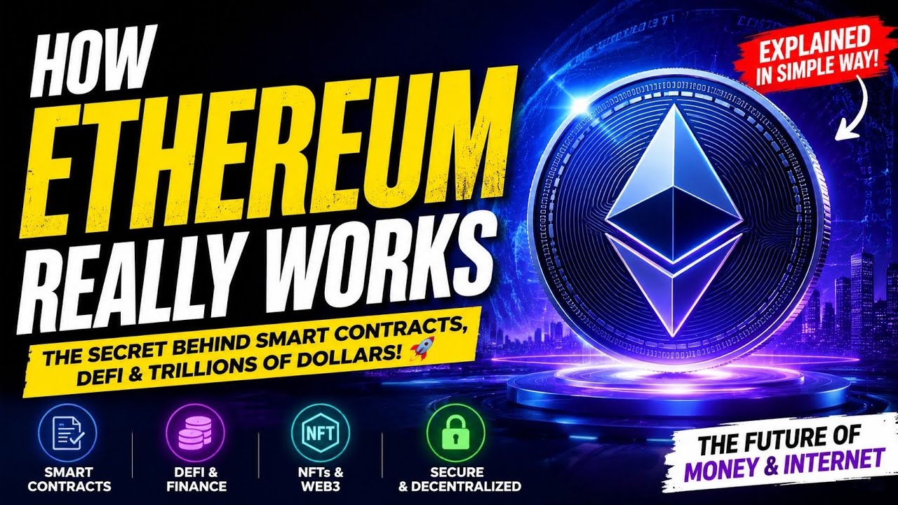 How Ethereum REALLY Works in 2026  | The Secret Behind Smart Contracts, DeFi & Trillions of Dollars