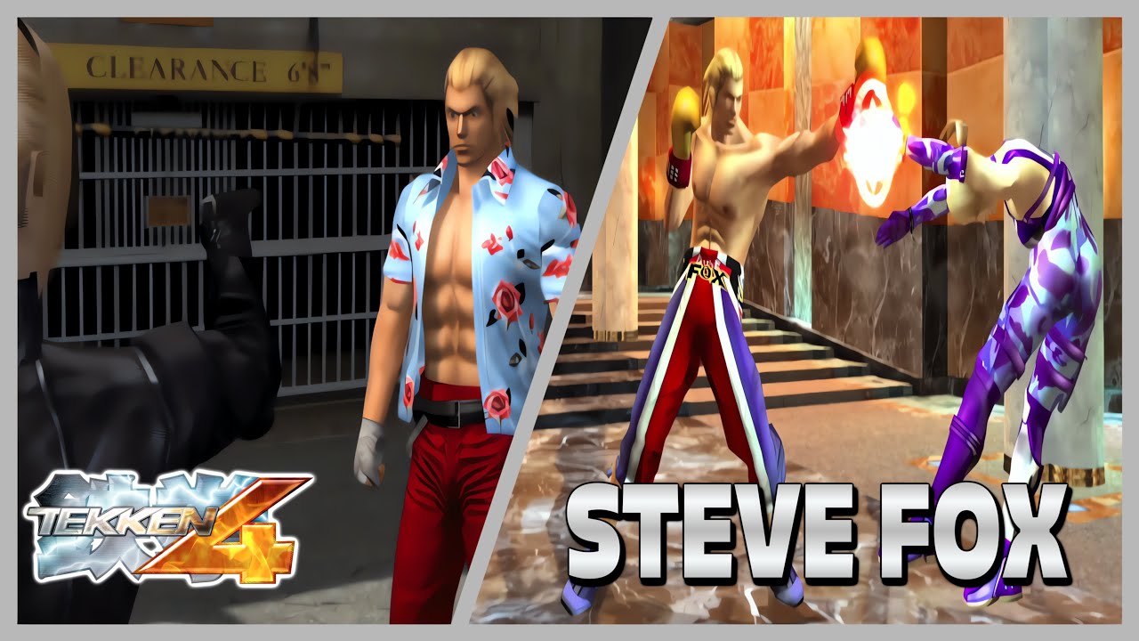 TEKKEN 4 [PS2] Story Mode – Steve Fox Gameplay [4K 60FPS]