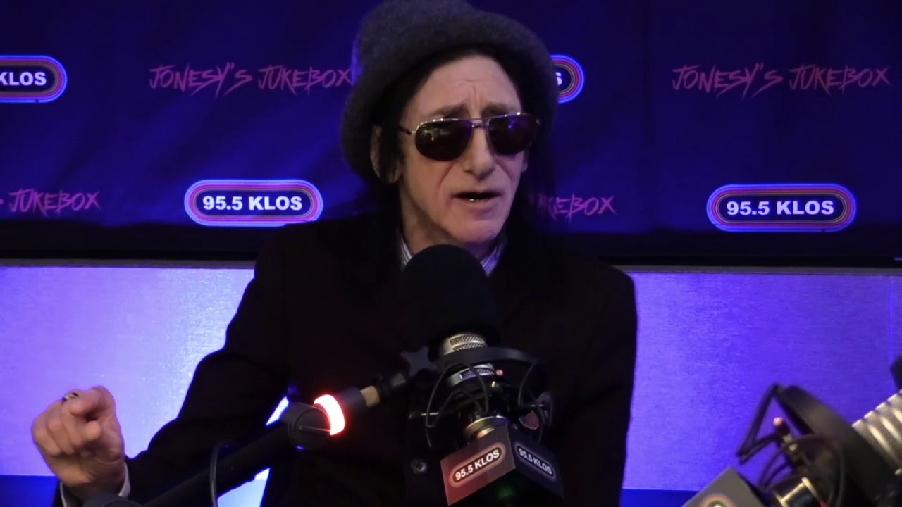 John Cooper Clarke in studio on Jonesy's Jukebox