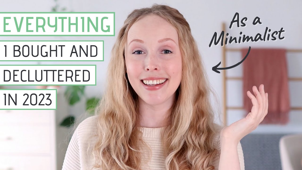 How much did I buy and declutter in 2023? (MINIMALISM Challenge)