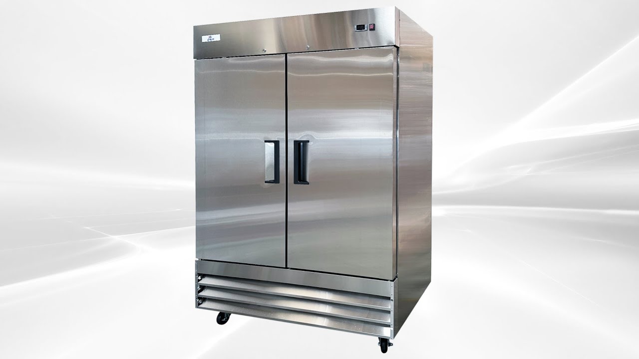 Heavy Duty Commercial Solid Stainless Steel Reach-In FREEZER, Silver XB54F
