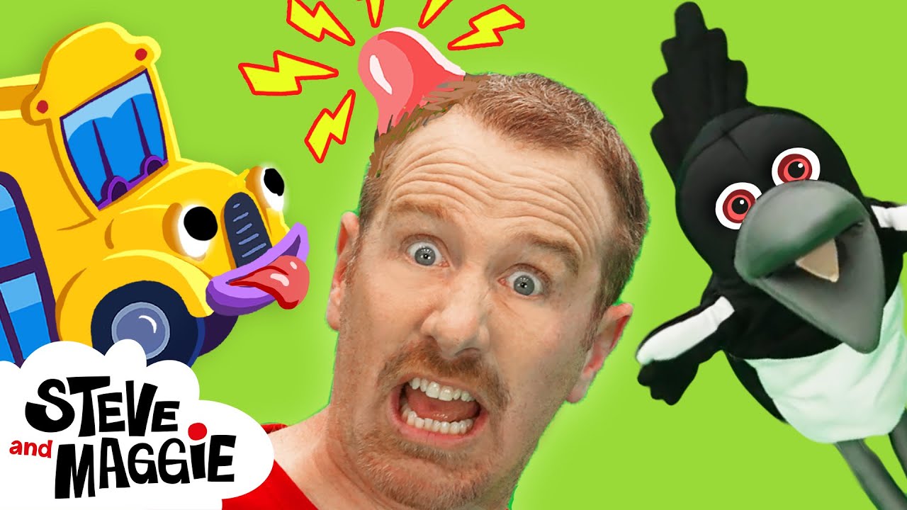 Wheels on the Big Magic Toy Bus Story with Steve and Maggie | Toys for Kids | Wow English TV