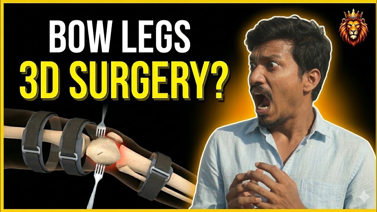 Bow leg ko thik kary||bow leg operation video