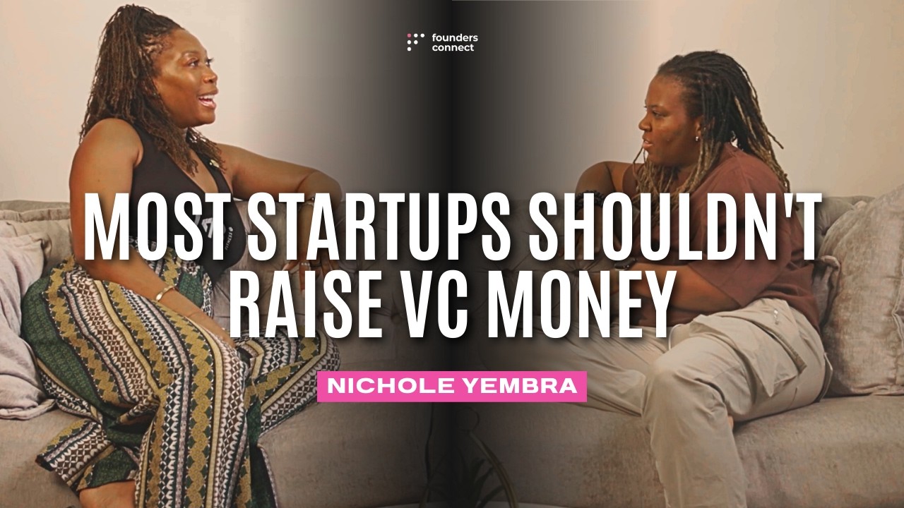 This Investor Who Has Seen 500M+ in Deals Explains Why Startups Shouldn't Take VC | Nichole Yembra