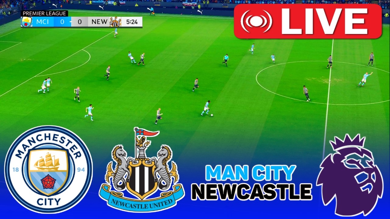 🔴LIVE : Manchester City vs Newcastle United | Premier League 2026 | Football Simulation | PES 21