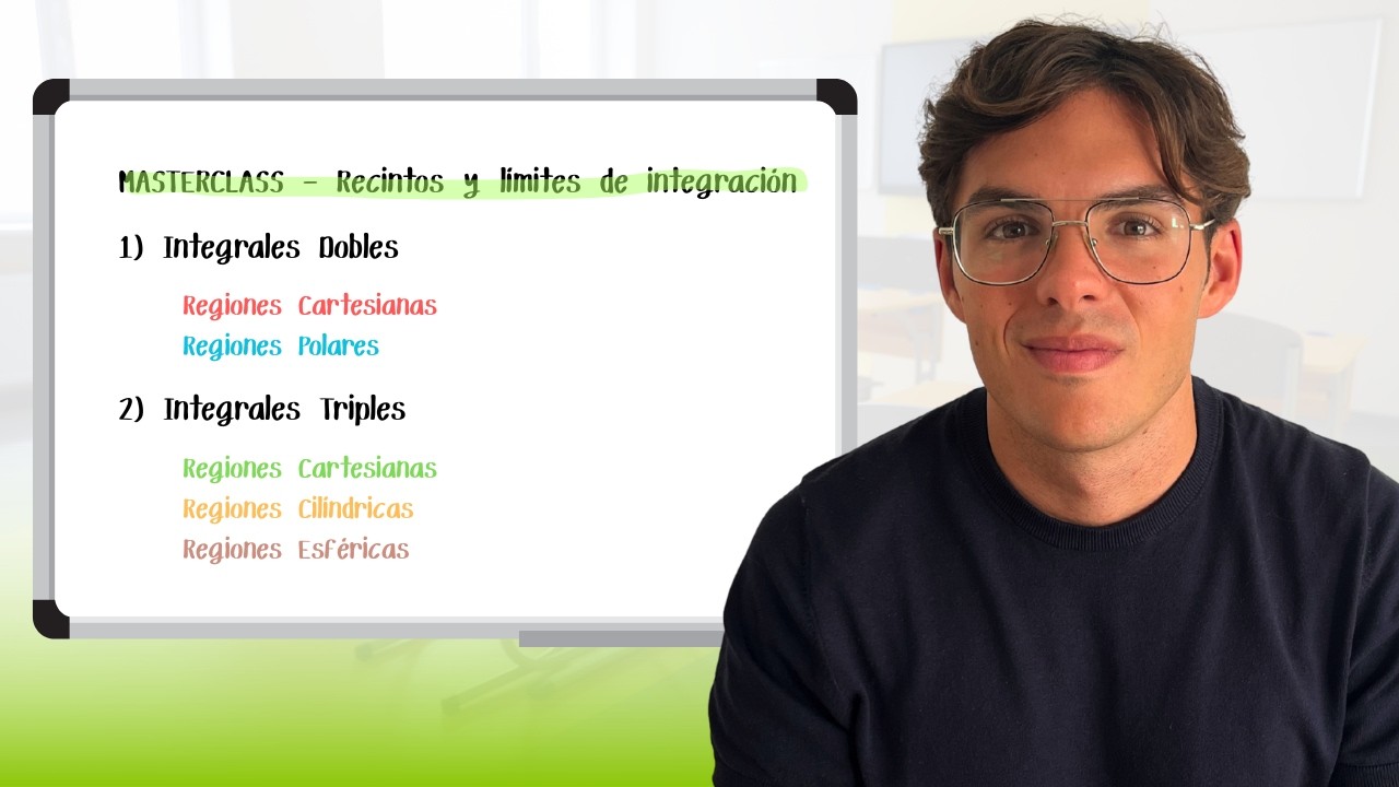 🟠 CÁLCULO MULTIVARIABLE: Recintos para Integrales Dobles y Triples (MASTERCLASS)