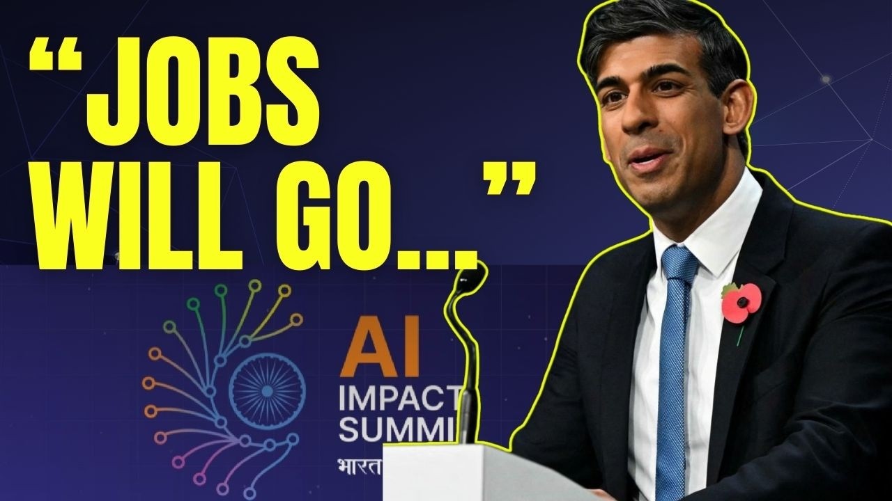 India AI impact Summit 2026 | Jobs Will Go :  Ex UK PM Rishi Sunak s On Labour Raises Alarm | Delhi