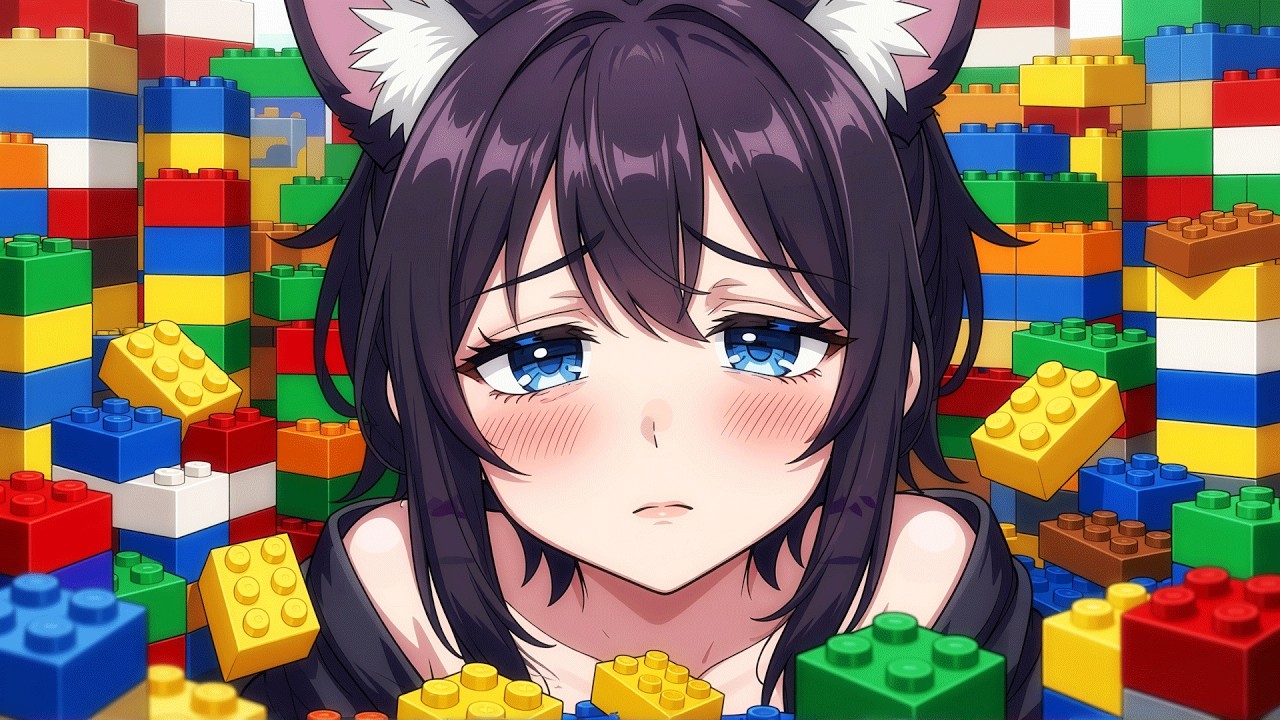 VTUBER GOES CRAZY SORTING THOUSANDS OF LEGO PIECES (Handcam Stream)