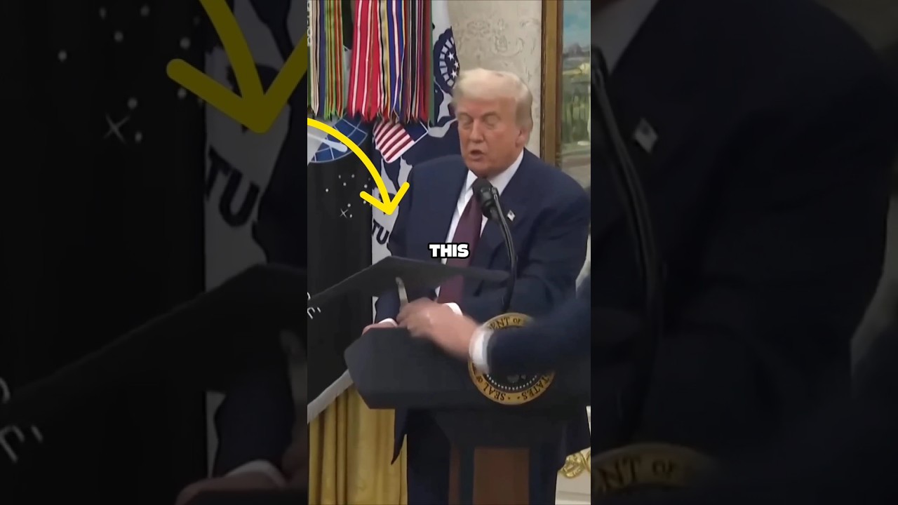 Nobody Noticed This On Trump's Desk.. Until Now B-2 Spirit 