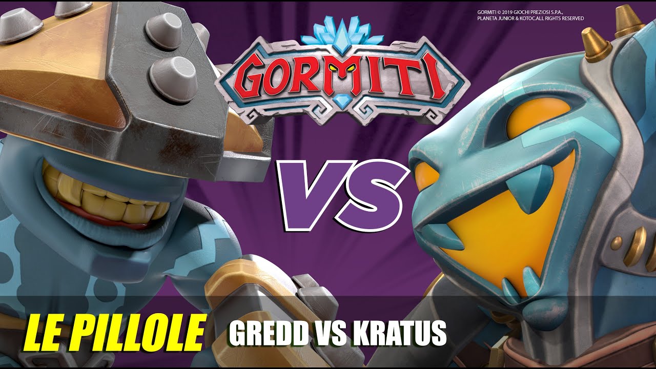 Gormiti | Le Pillole: Kratus Vs Gredd