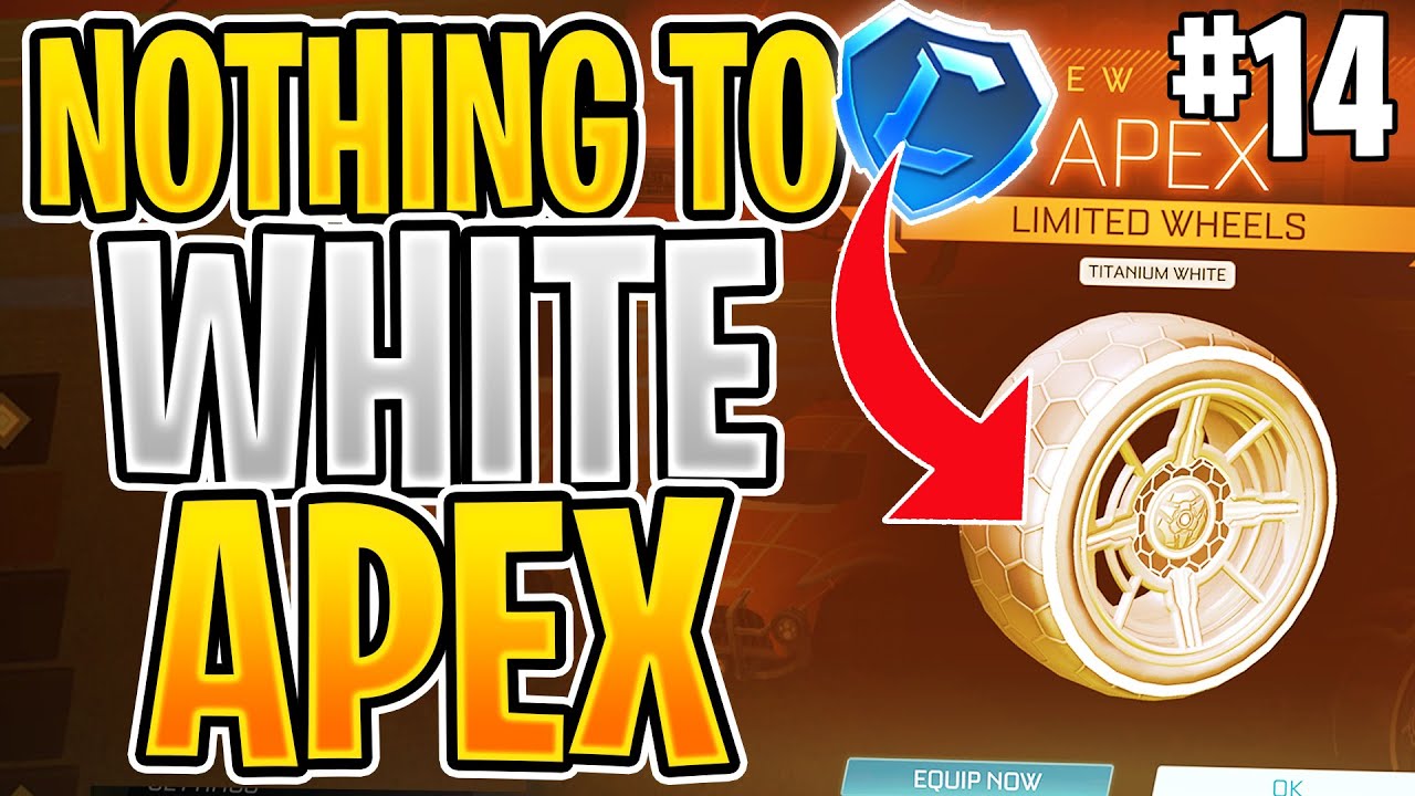 TRADING FROM NOTHING TO TITANIUM WHITE APEX! | (EP: *14*) Rocket League Trading