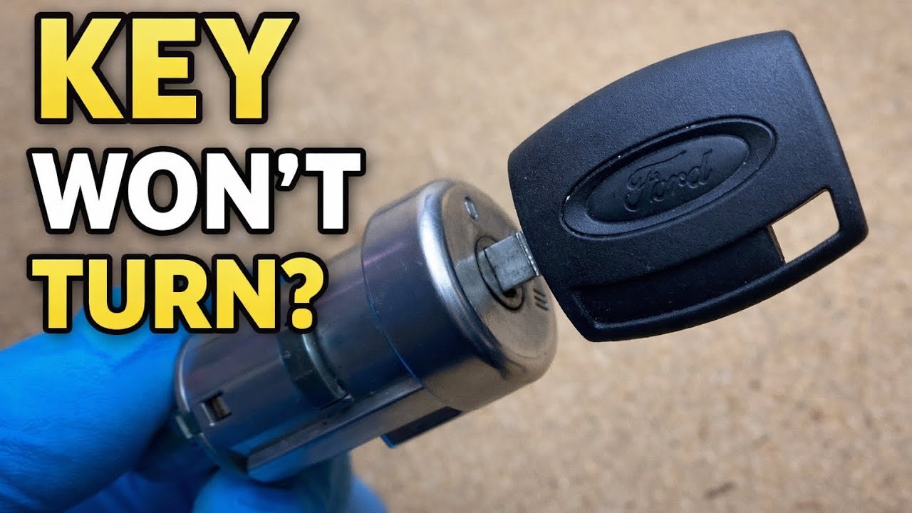 Transit Key Won’t Turn? How To Rebuild The Ignition Barrel