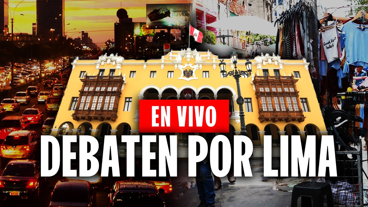 DEBATE MUNICIPAL JNE EN VIVO: CANDIDATOS DEBATEN PROPUESTAS POR LIMA 2026