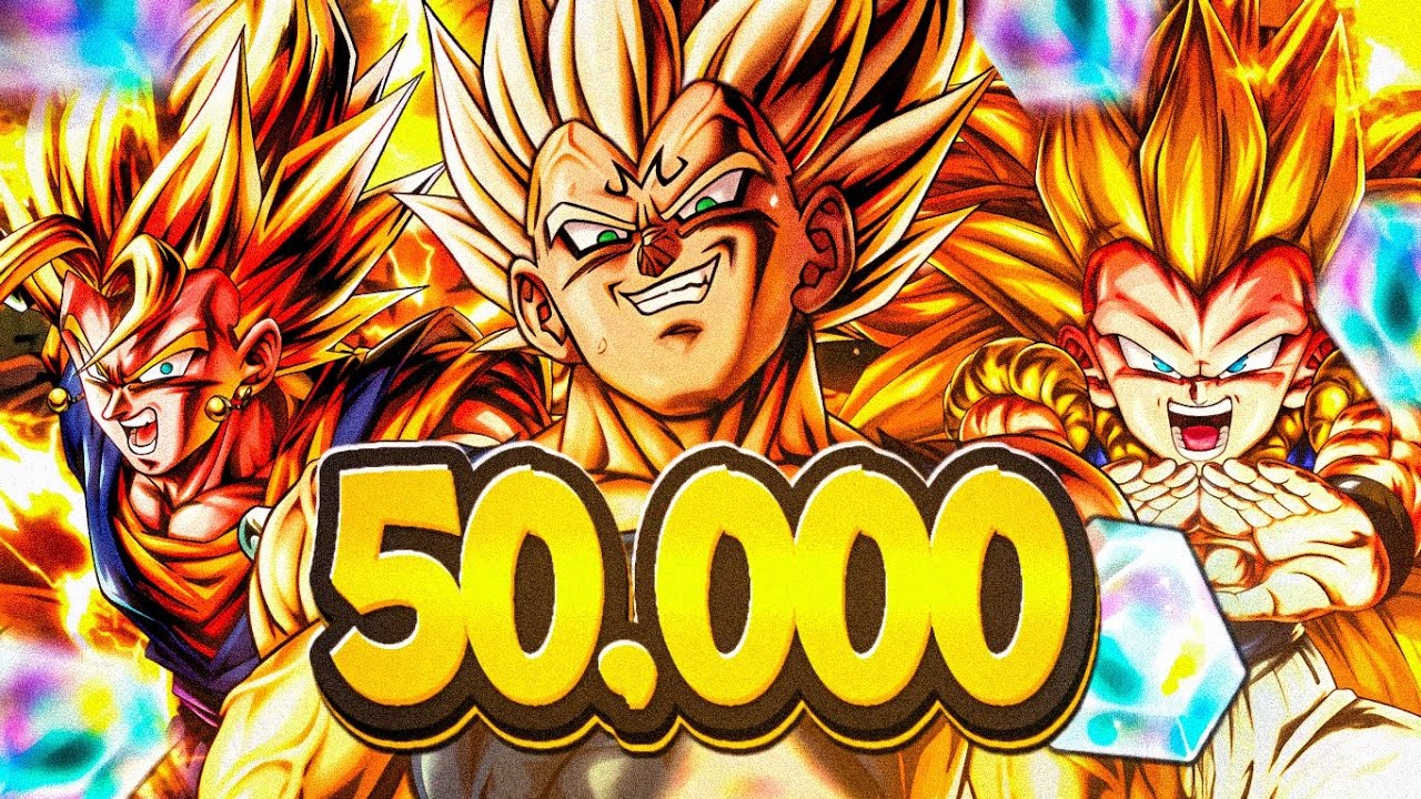 تفتيح بكجات بقيمة 50,000 جوهرة!! صنع اقوى تيم ماجين بوو ساغا🔥👀!! Dragon ball legends