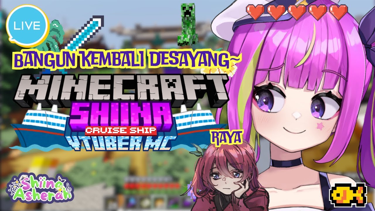 【MINECRAFT】 KALI INI BENERAN BANGUN DESAYANG! w/ @rayaeshi #vtuber