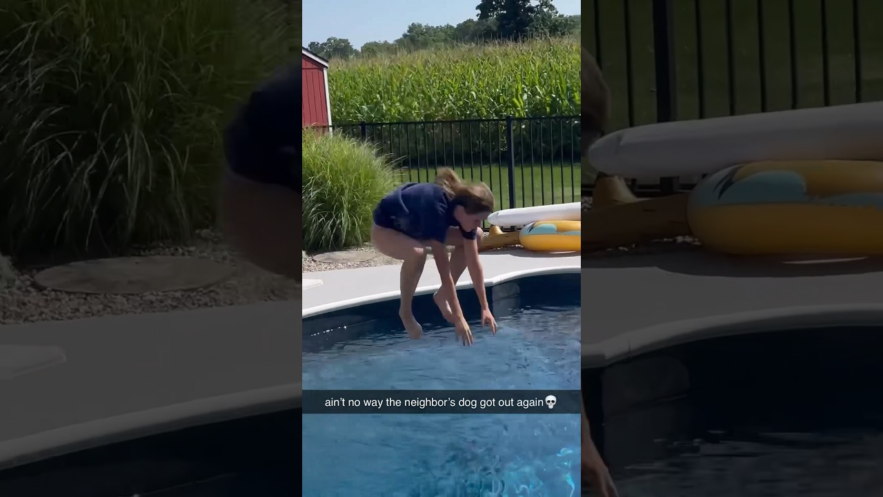 we got pool wolf girl before GTA 6 💀 | Audra Johnson | @audra.johnson on TikTok | #shorts #wolfgirl