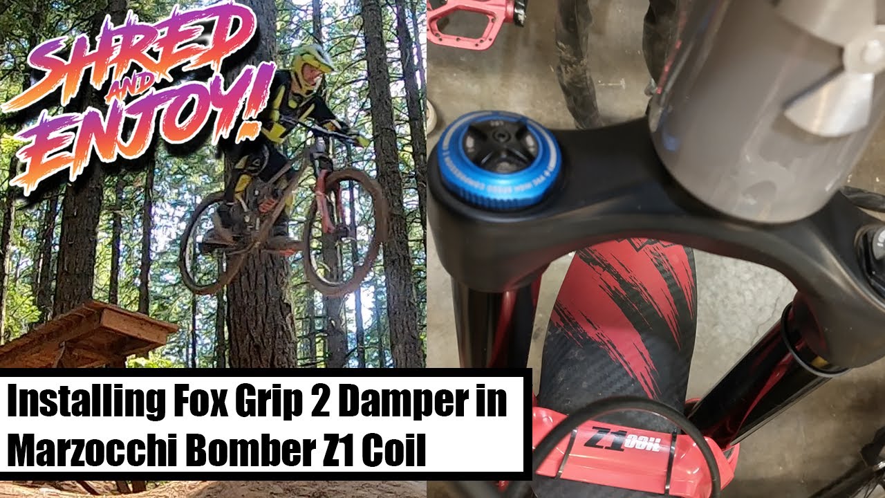 Foxzocchi Z1G2 Coil -- Marzocchi Z1 Bomber Coil Fox Grip 2 Damper Install on a Mountain Bike!