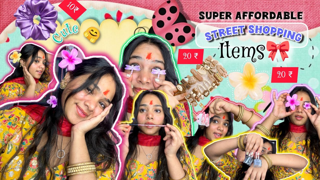 😱Cheap &🤌🏻Cute😘 Street🤩Market Finds under10 ₹, 20 ₹, 30 ₹, 40 ₹,(🤩items🎀)Super Affordable Street