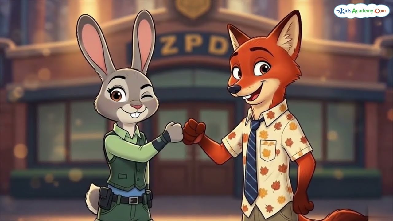 🎶 Piosenka Zootopia | Odważny Kr&oacute;liczek i Mądry Lis 🐰🦊